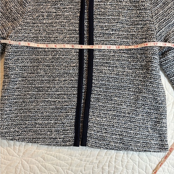 Loft Tweed Jacket Bell Sleeves Medium Petite - Picture 5 of 8